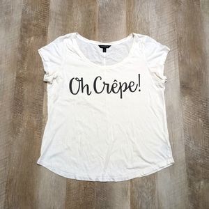 Banana Republic Oh Crepe Tee Shirt